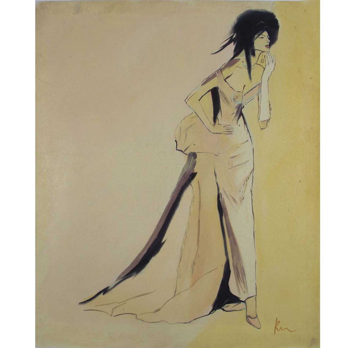 58 平面模特2 丙烯/油画 Roy