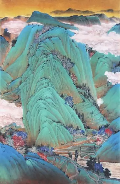 以心观物游于艺 ——评刘龙耀青绿山水画