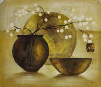 52 花瓶 丙烯/油画 Luna