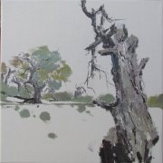 91 胡杨精神10 布面油画