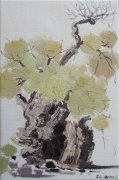 96 胡杨精神16 布面油画 