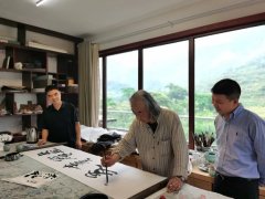 温州市统战部常务副部长黄益友莅临箬溪精舍参观并指导